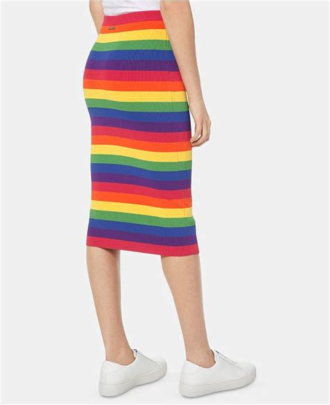 michael kors rainbow pencil skirt|Women's Michael Kors Collection Skirts .